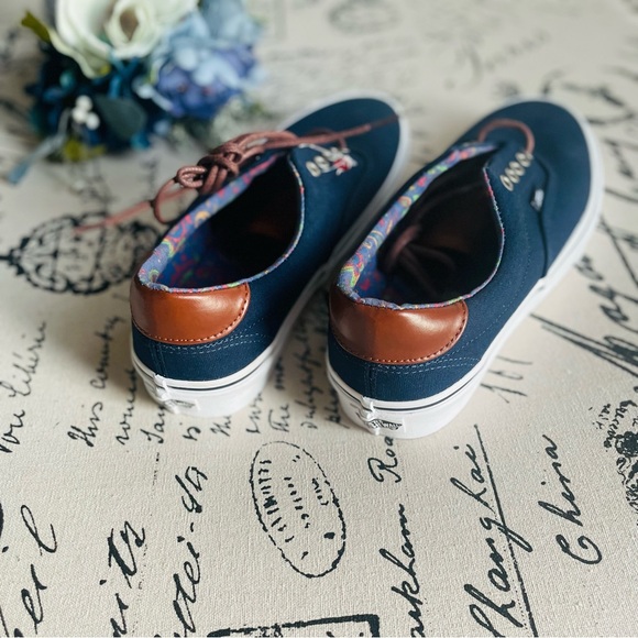 NWOT Vans C&L Era 59 in Dress Blue/Acid Denim Size 10 - Picture 6 of 7